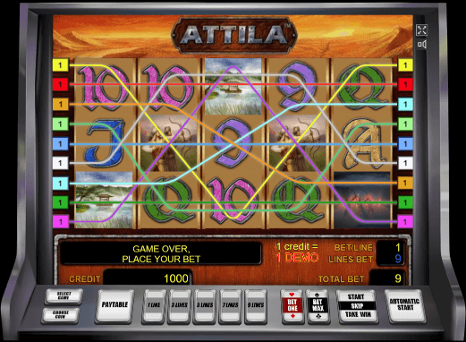 Игровой автомат Attila - играть в интернет казино X