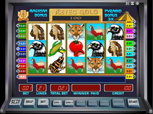 Игровой автомат Aztec Gold (Пирамидки) - играть онлайн