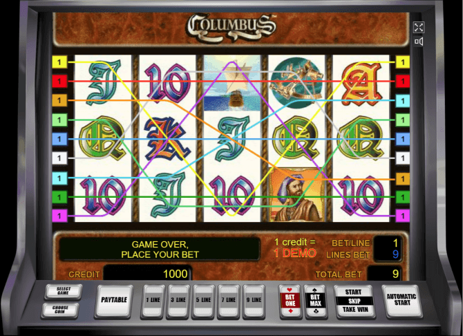 Игровой автомат Колумб (columbus) - играть онлайн в казино X