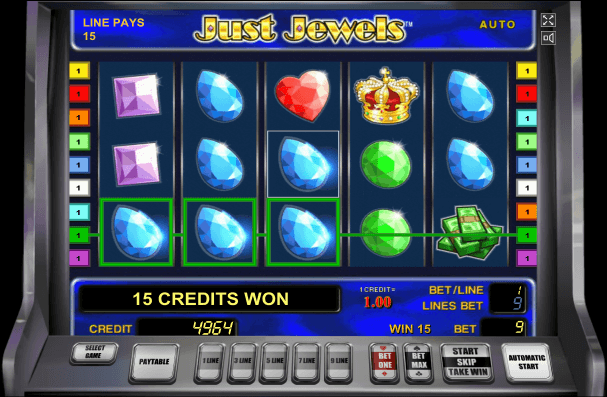 Игровой автомат Just Jewels (Алмазы) - играть онлайн