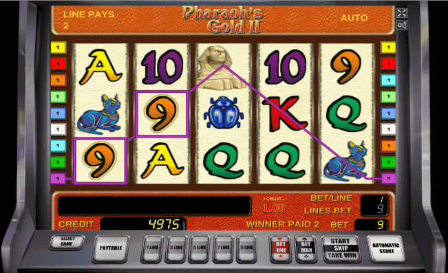 Игровой автомат Pharaoh's Gold II (Золото Фараона) - играть онлайн