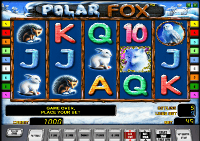 Игровой автомат Polar Fox (Полярная Лиса) - играть онлайн