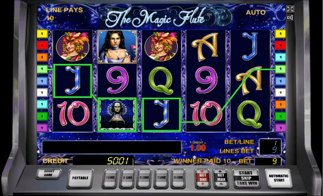 Игровые автоматы The Magic Flute - в казино X